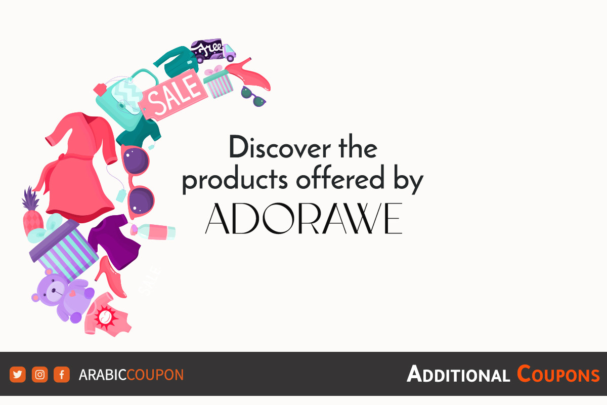 Discover Adorawe products available for online shopping with additional coupons