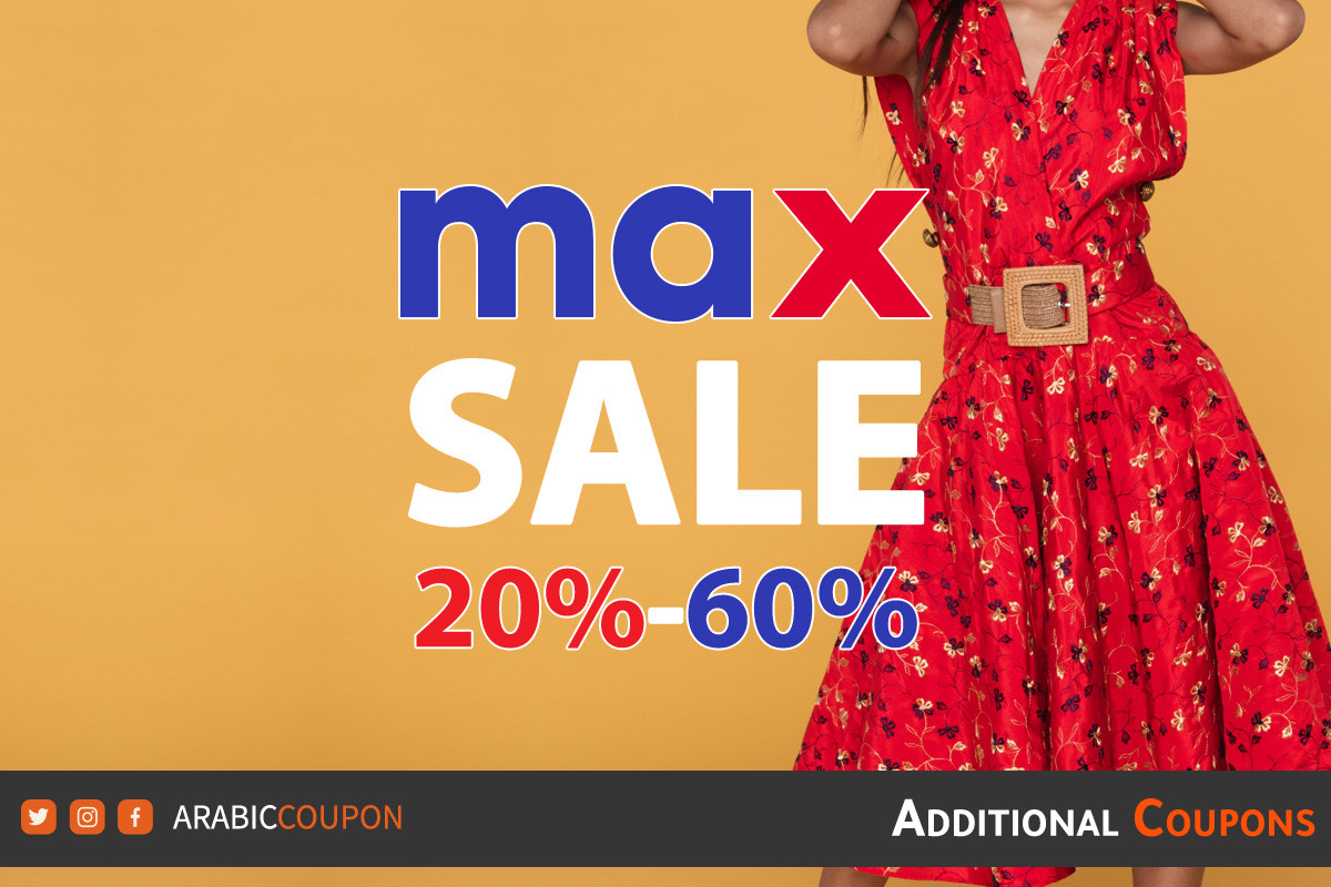 Max Fashion launched Spring Sale up to 60% with an additional 20% discount code
