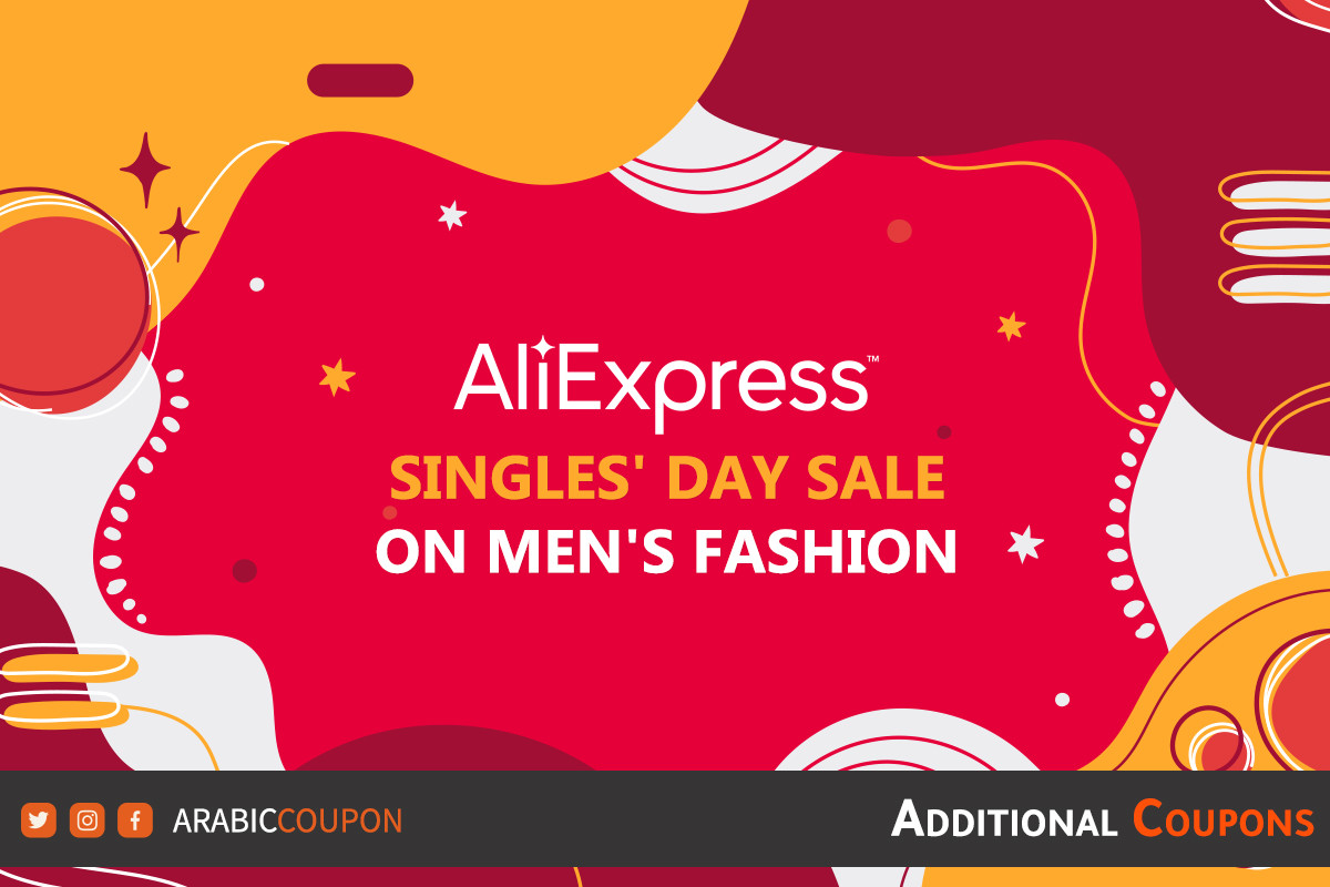 Men's clothing from AliExpress with a singles' day discount with Aliexpress coupon
