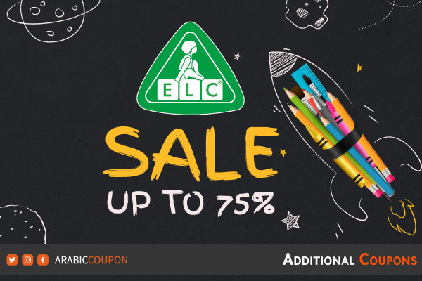 75% back-to-school SALE from Early Learning Centre (ELC) with additional coupons & promo codes