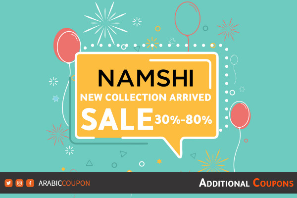 Namshi announced the arrival of the latest fashion collections with discounts of up to 80% and an additional promo code