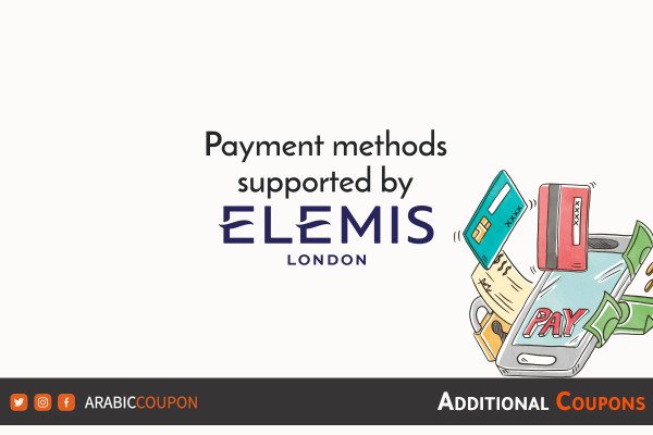 Payment methods available when purchasing online from Elemis with extra promo codes