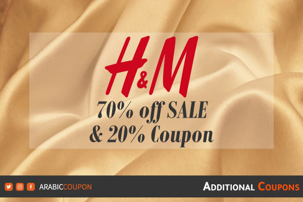 Announcing of 70% SALE & 20% H&M coupon - H&M Promo code