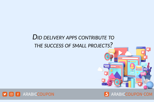 Did delivery apps contribute to the success of small projects?