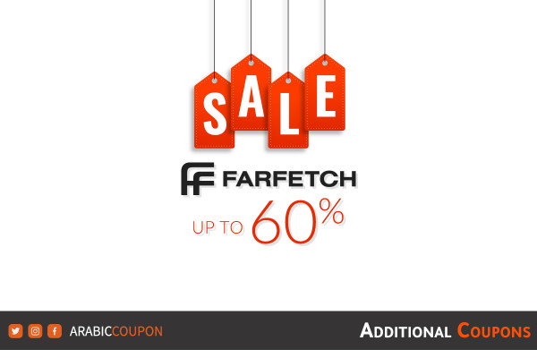 Farfetch discount increased up to 60% on most brands