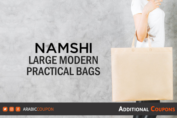 Large modern practical bags with Namshi offers - Namshi Coupon
