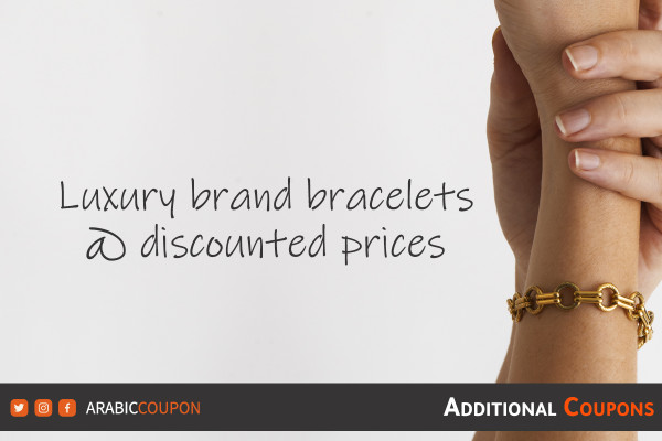Luxury brand bracelets at discounted prices, shop now