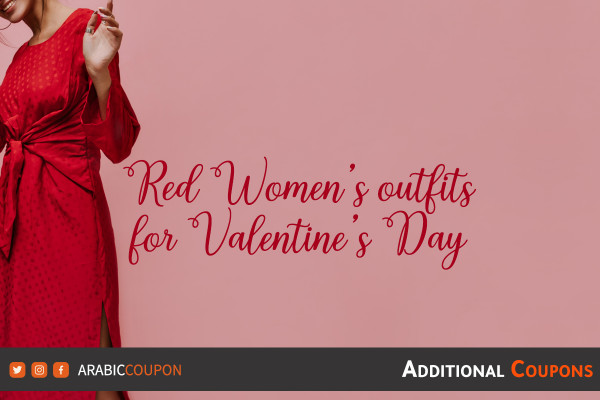 Red Women's outfits for Valentine's day - coupons for Valentines day
