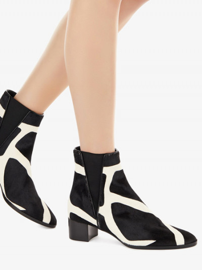 75% Farfetch End of Year Sale on Giuseppe Zanotti Judy Black and White Boots