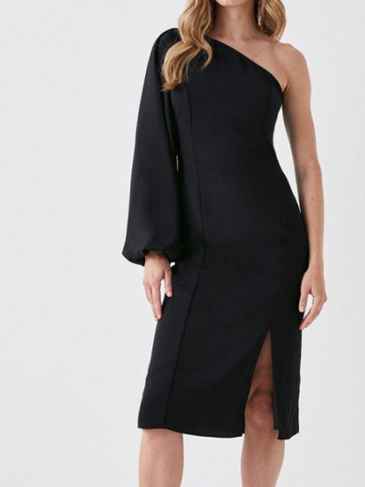 Coast Fashion One Shoulder Midi Dress - 81% VogaCloset Sale - VogaCloset discount code
