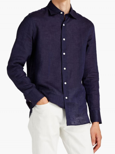 Best Deal on Dunhill linen shirt with 75% off from The Outnet