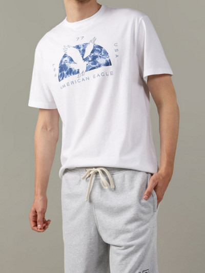 Buy American Eagle Logo Print T-Shirt with 69% OFF - American Eagle Coupon