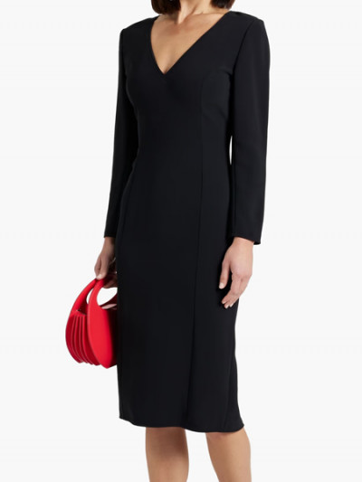 Singles Day Deal 85% Off on Carolina Herrera Crepe Midi Dress from The Outnet - The Outnet Coupon