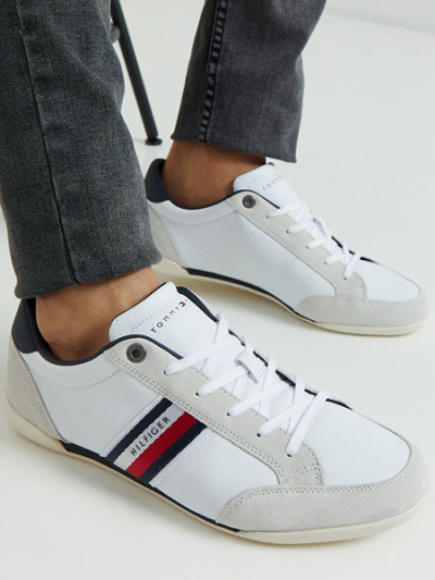 Tommy Hilfiger Sneakers - 6thStreet promo code - FM0FM03741_WHITE