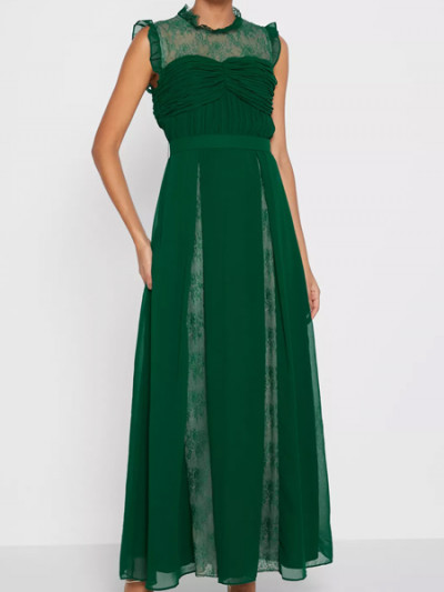 فستان فيمي ناين - فستان اخضر - كود خصم نمشي - كوبون نمشي